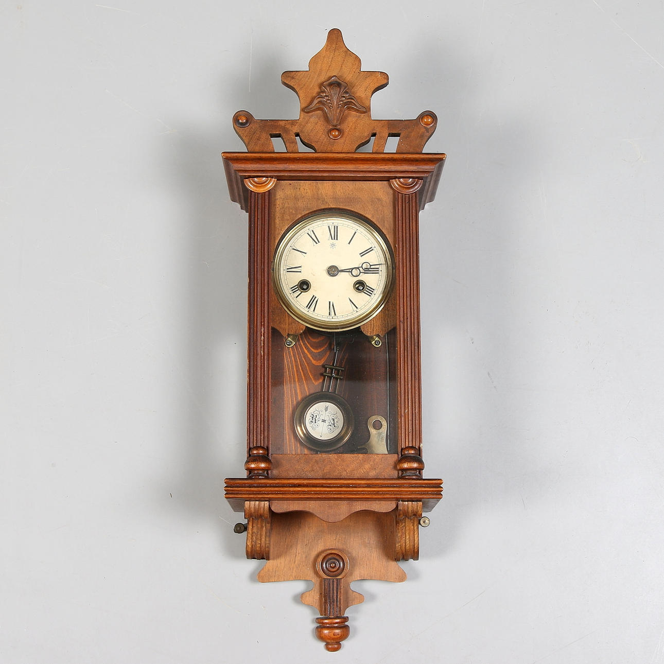 VÄGGUR, nyrenässans, Junghans, omkring 1900.