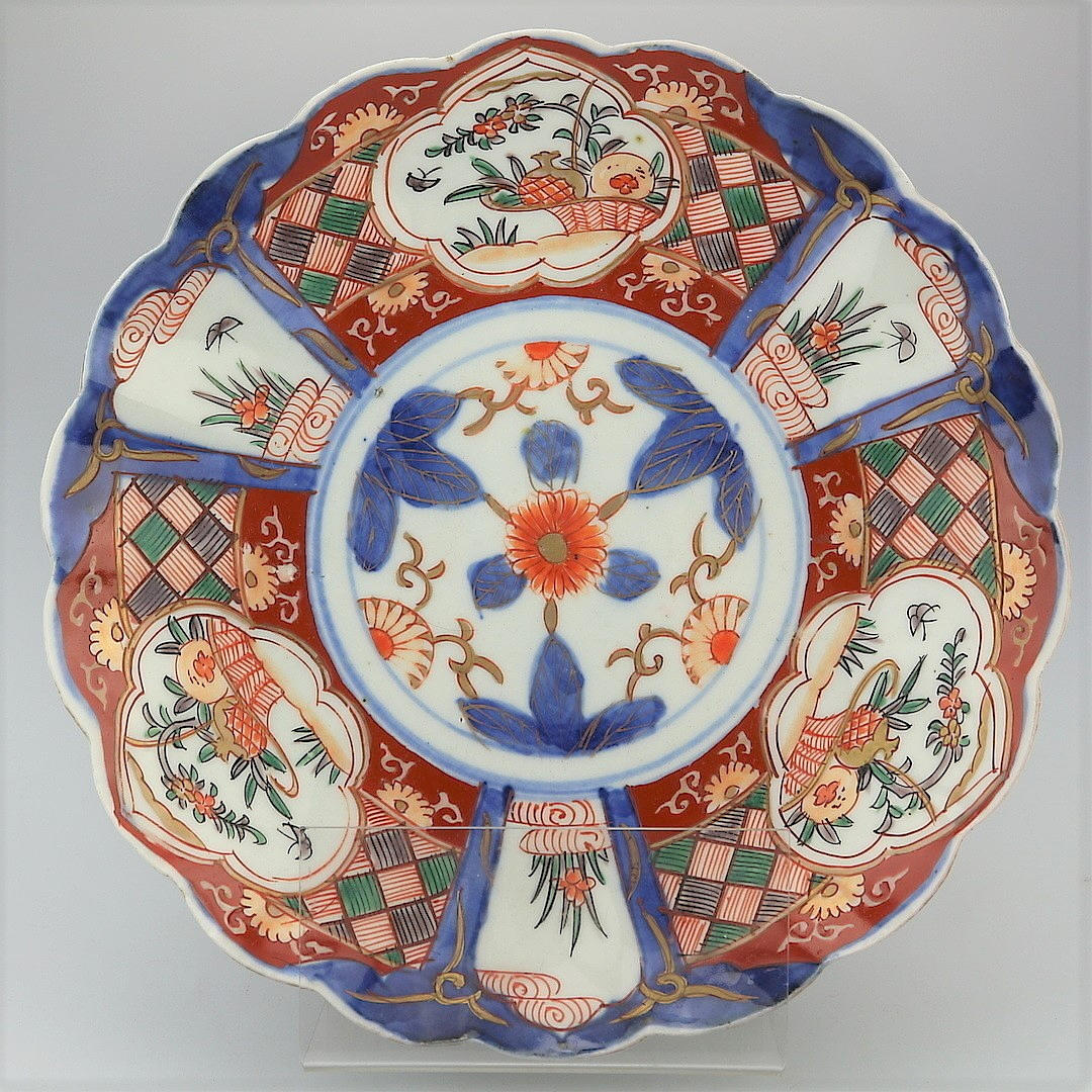 IMARI JAPAN ANTIK TELLER.