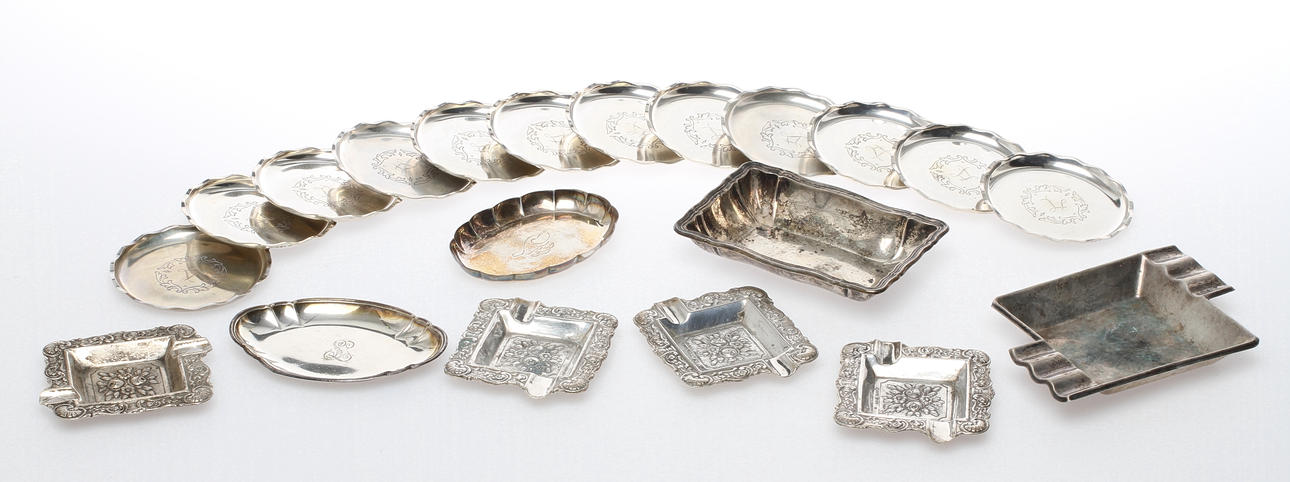 PARTI ASKFAT, silver, 1900-tal.