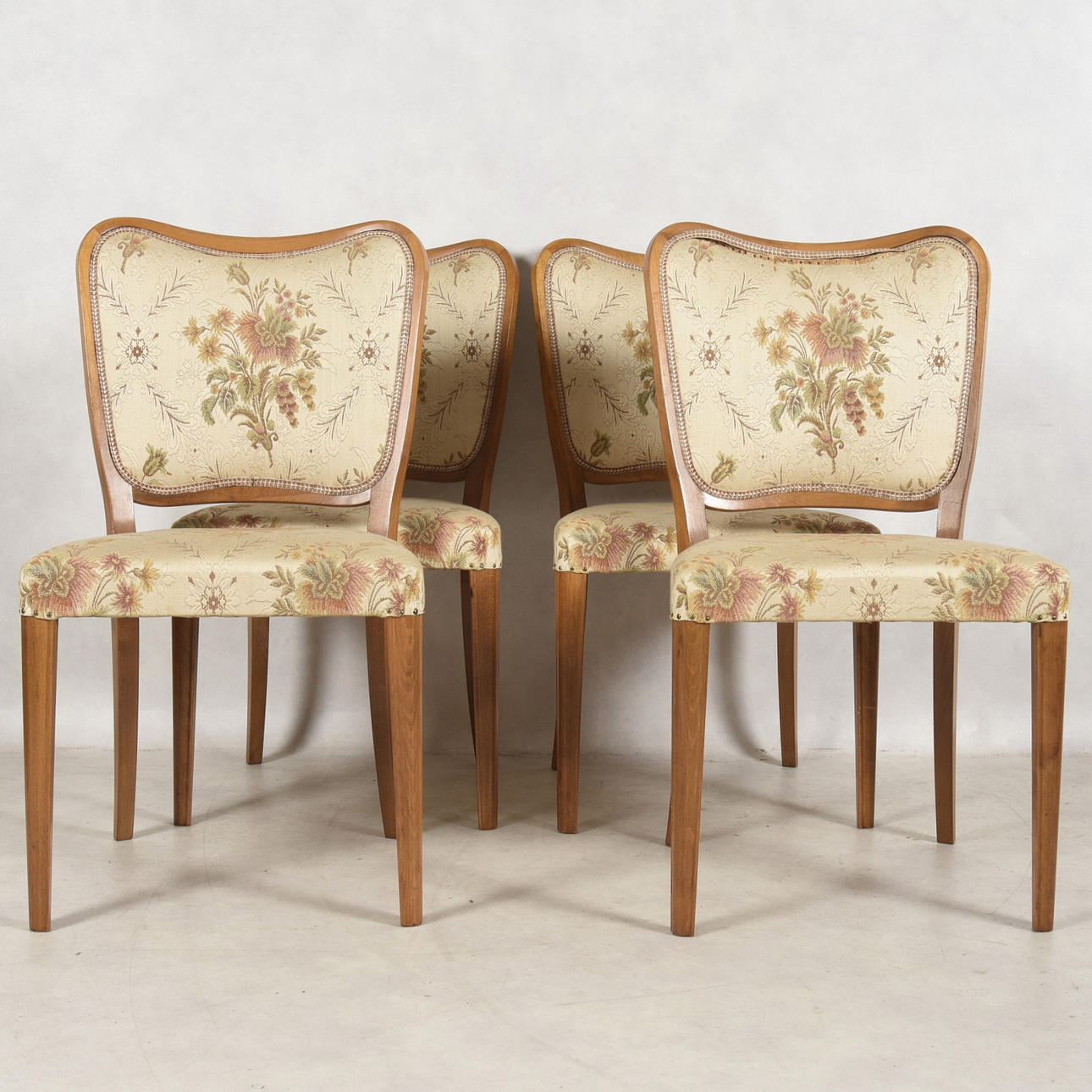 STOLAR, 4-stycken, 1900-talets mitt.