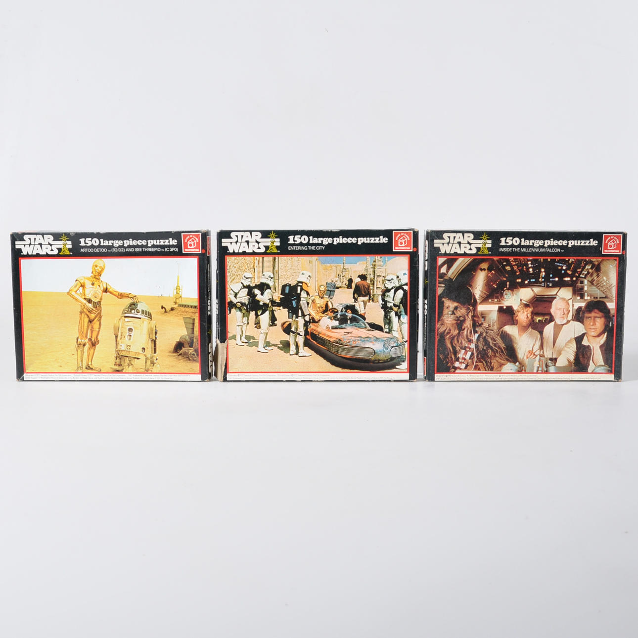 vintage star wars puzzle, 3 pcs.