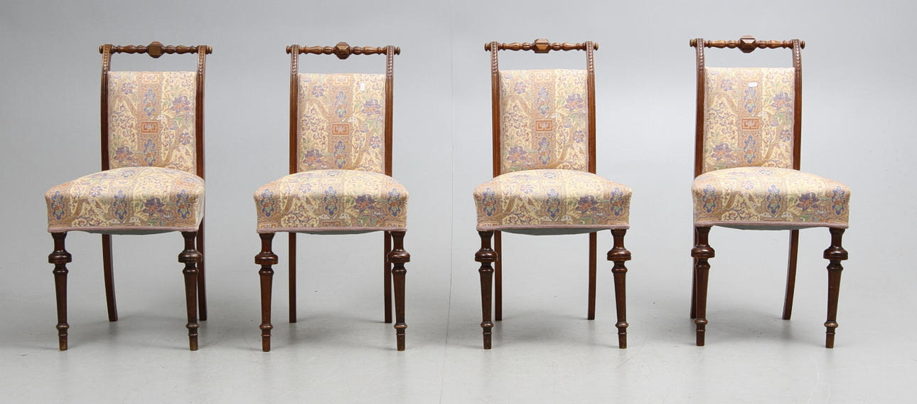 STOLAR 4 st Nyrennässans C:a 1900.