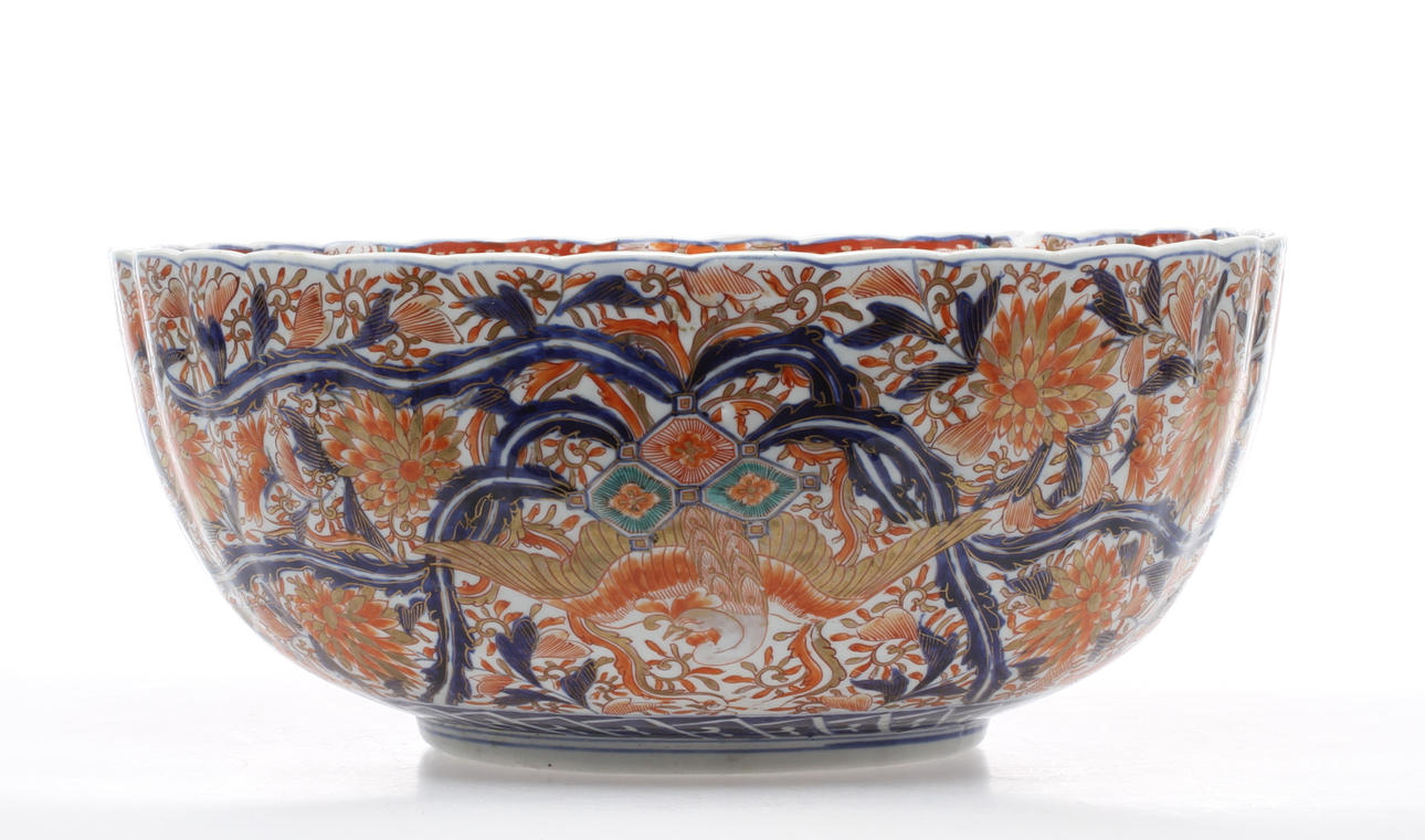 BÅLSKÅL, porslin, Imari, Japan.