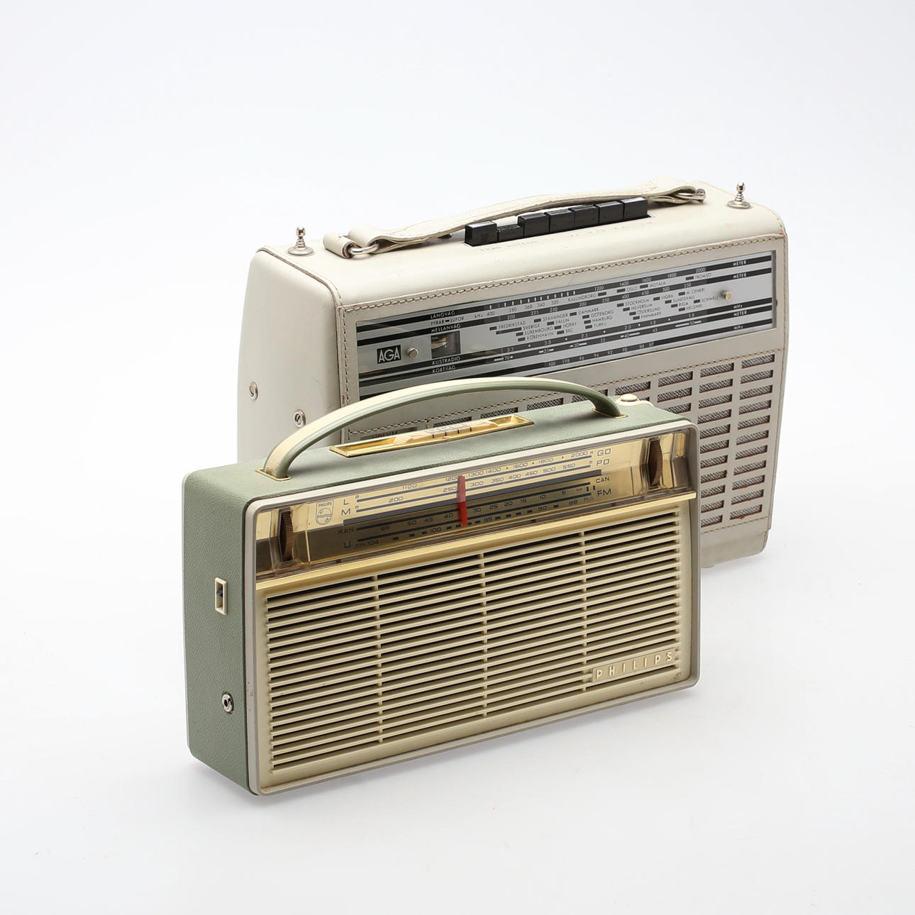 RADIOLAITTEET, AGA, Philips, 1900-luvun puoliväli.