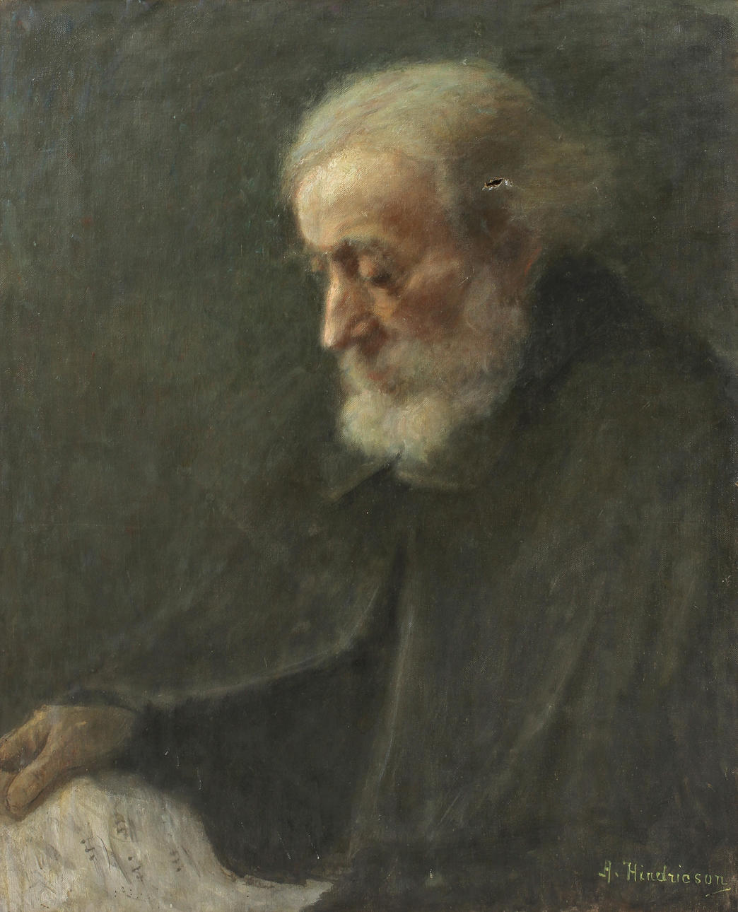 ANNA HINDRICSON. Olja på duk, signerad.