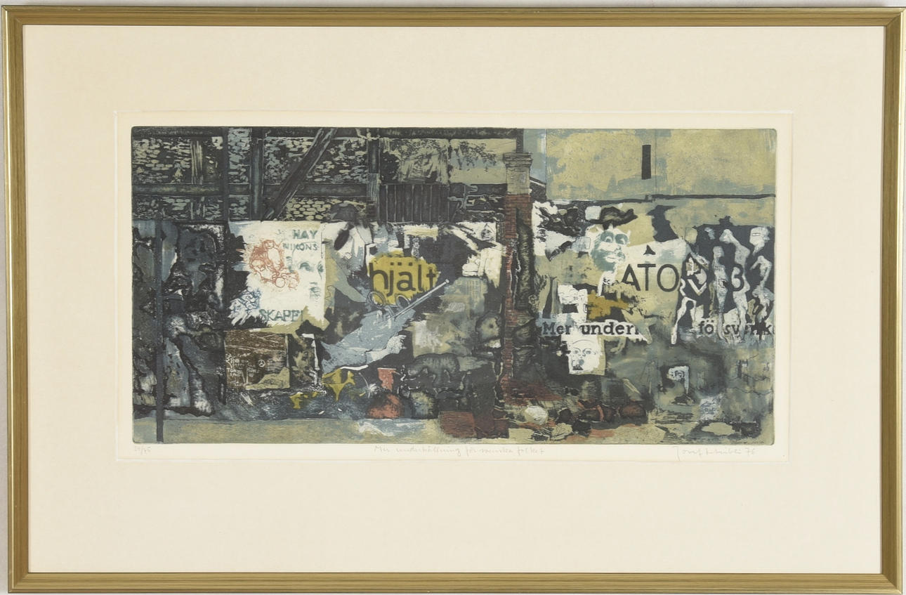 JOSEF SCHIBLI. Färgetsning.