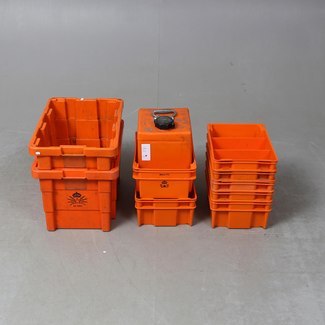 PARTI PLASTBACKAR OCH DUNK, 10 delar,Televerket.