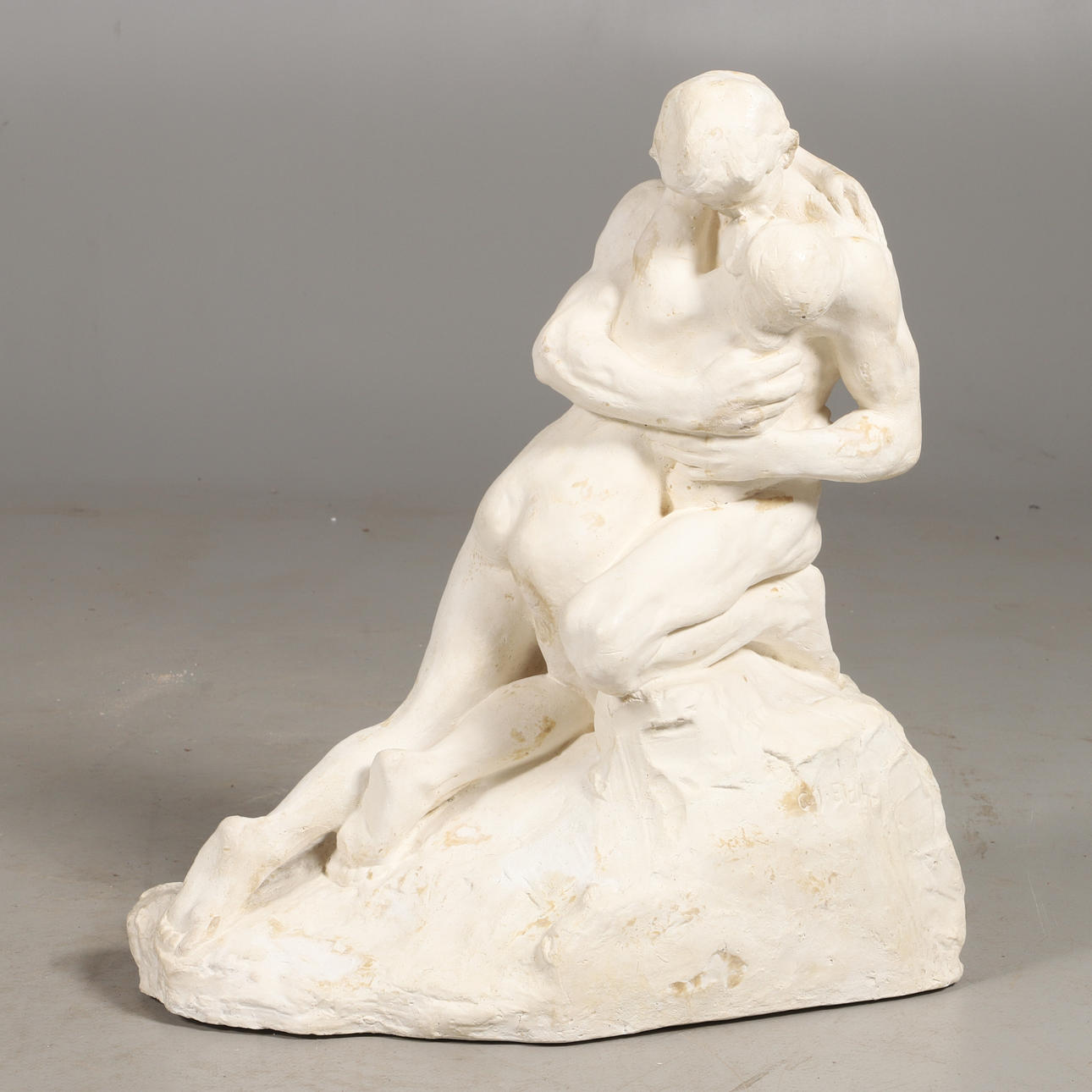 CARL ELDH. Sculpture, plaster, signed CJ Eldh.