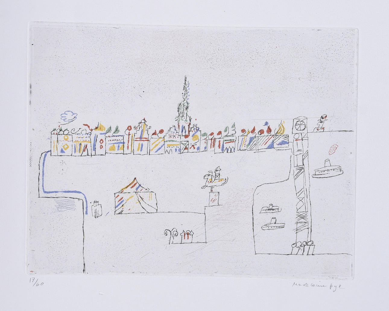 MADELEINE PYK. Färgetsning.