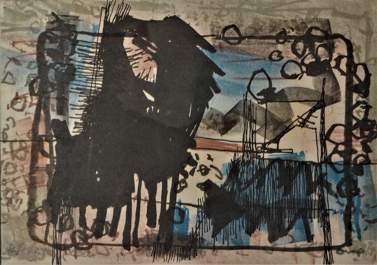 BENGT ORUP. LITHOGRAPH, signed, marked II/CXXV.