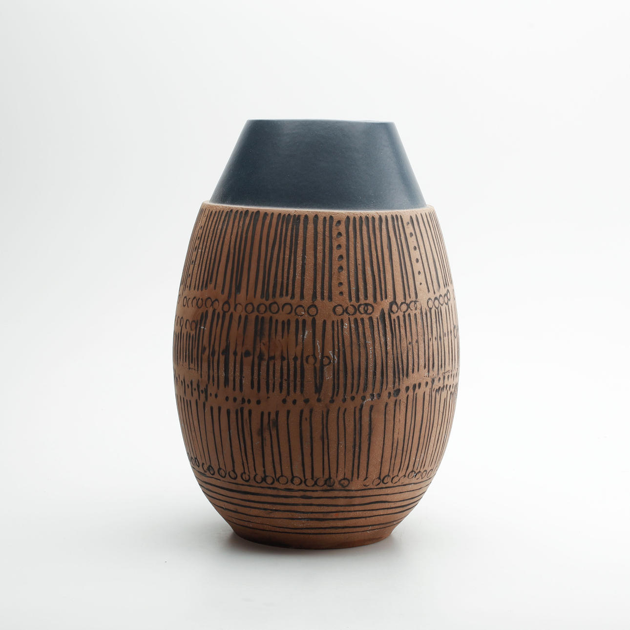 VAS "GRANADA", stengods, Lisa Larson för Gustavsberg.