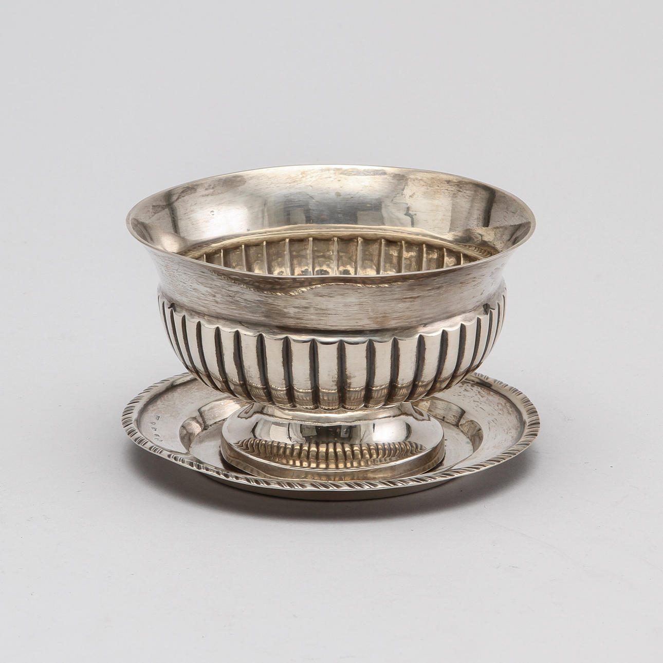 SÅSSKÅL, silver, Anders Theodor Barkman, Varberg, 1836. Vikt 220 gram.