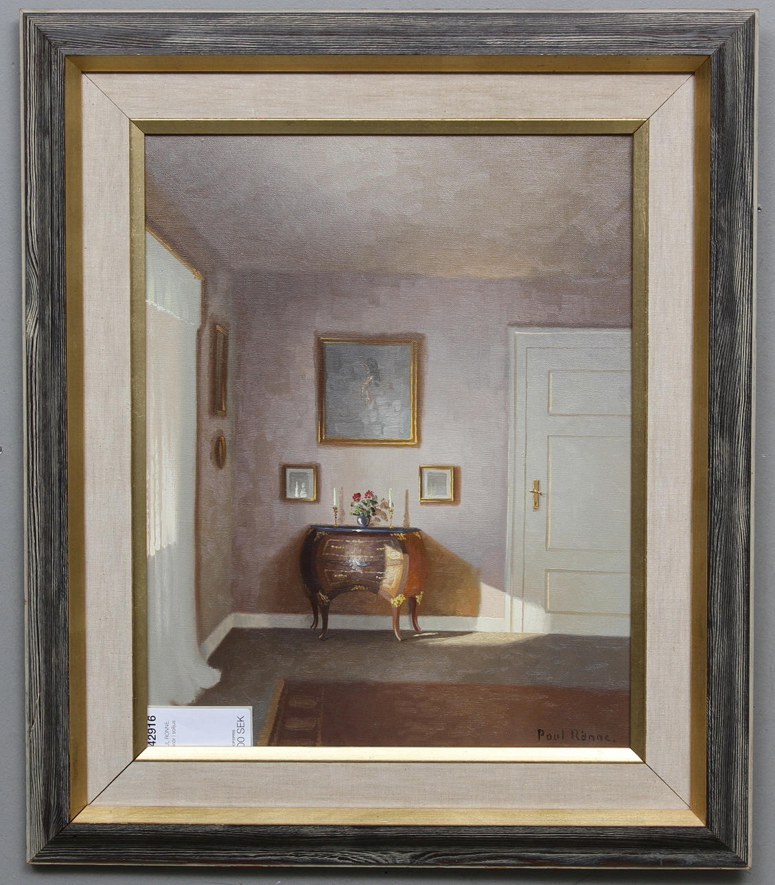 PAUL RÖNNE. Interior in sunlight.