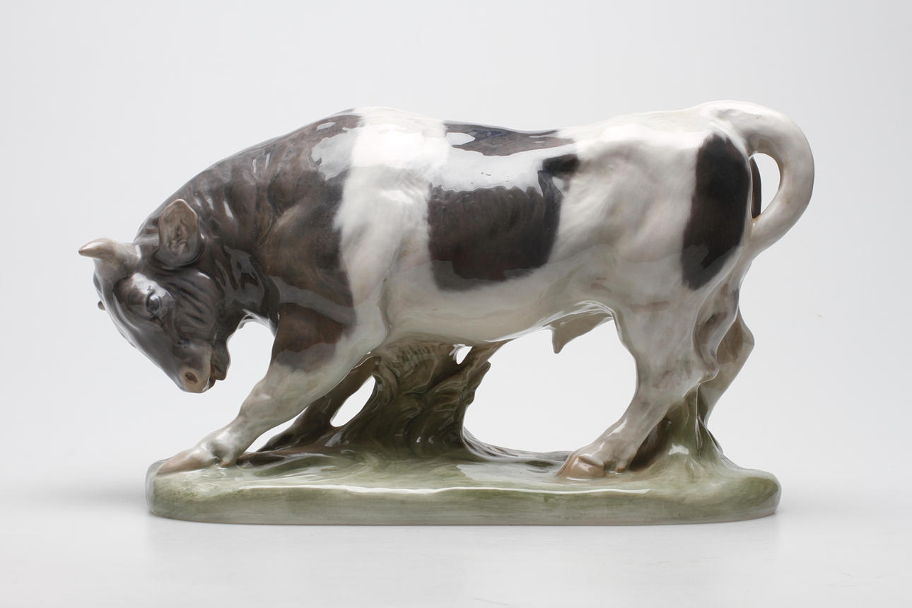 FIGURIN, porslin, Knud Kyhn, Royal Copenhagen, Danmark, signerad.