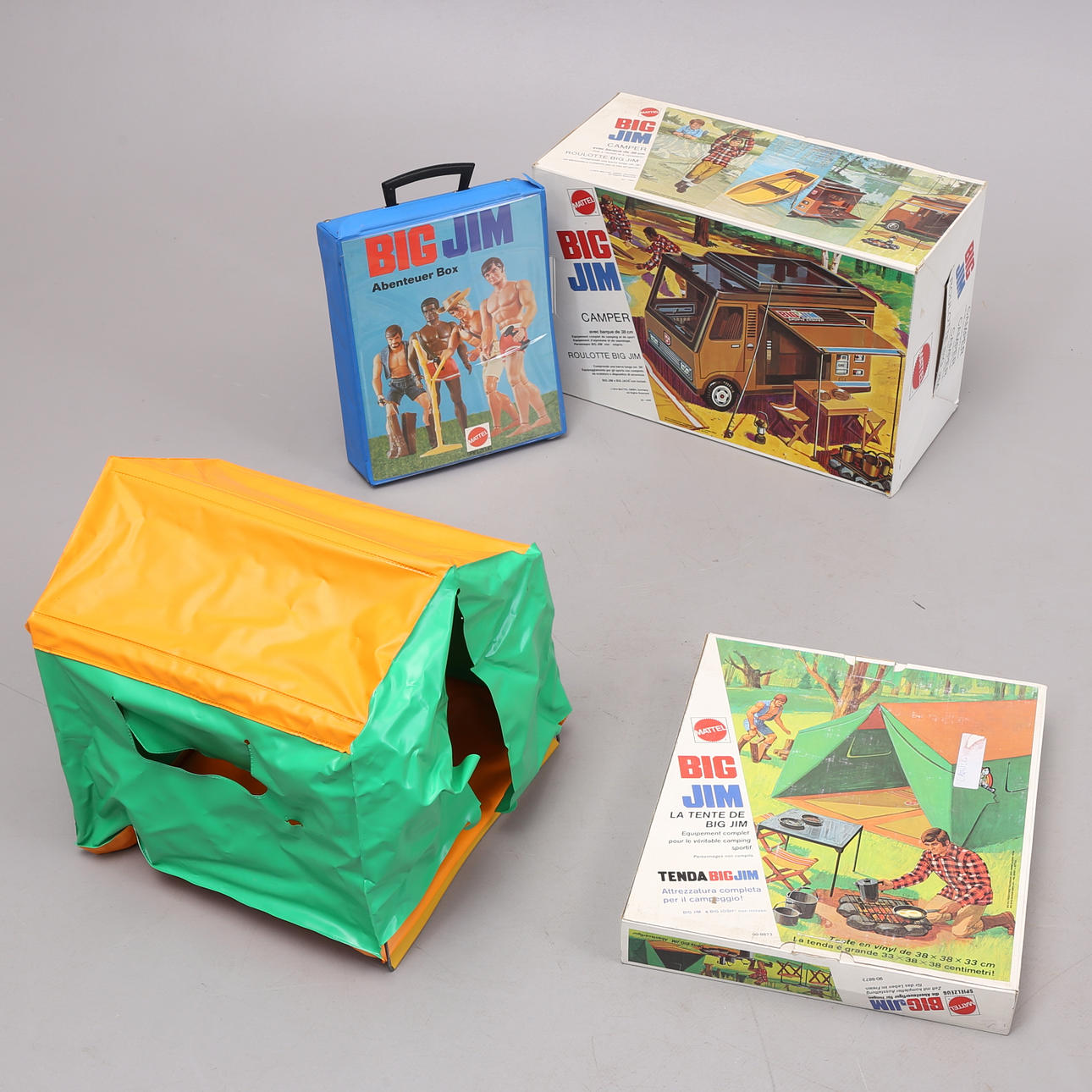 Big Jim Mattel Action Set Ref 8868 Camping Neuf Sous Blister Mattel