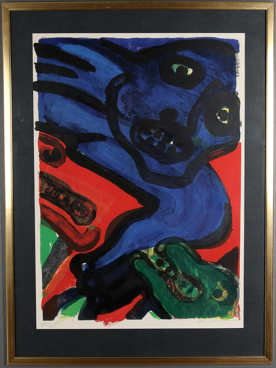 BENGT LINDSTRÖM. Färglitografi, signerad, numrerad, 223/250.