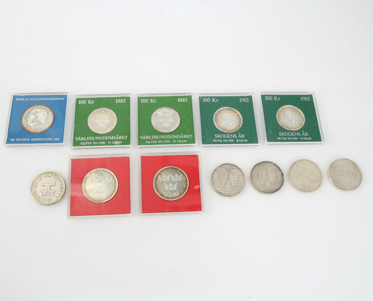 COIN, silver, face value 1000:-.
