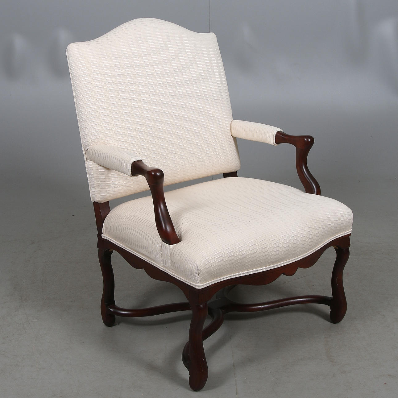 FÅTÖLJ, barockstil, 1900-talets andra hälft.