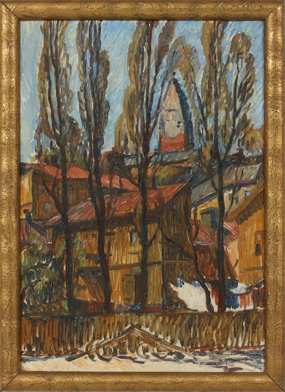 CHARLES LARSSON, olja på duk, sign o dat-17.