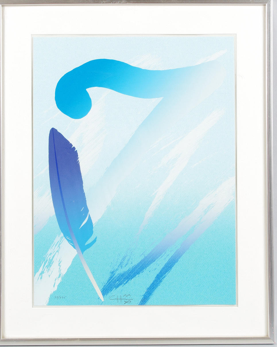 CURT HILLFON. "Ara", seriegrafi, monogramsignerad.