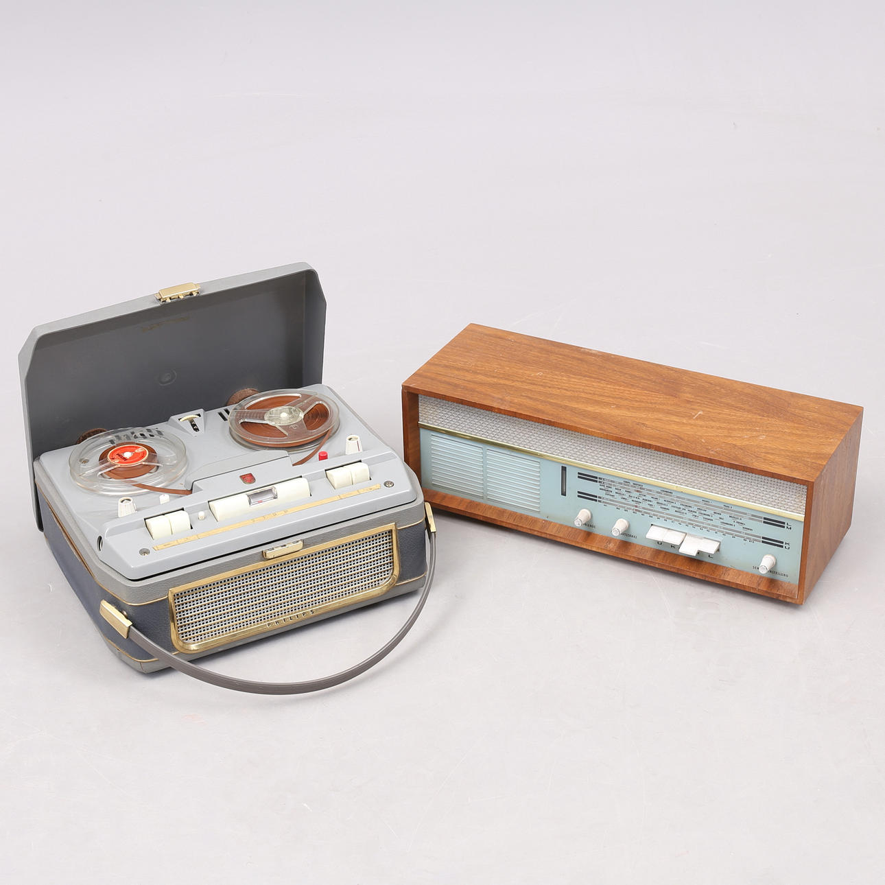 RULLBANDSPELARE, Philips samt RADIO, Intimo 5440.