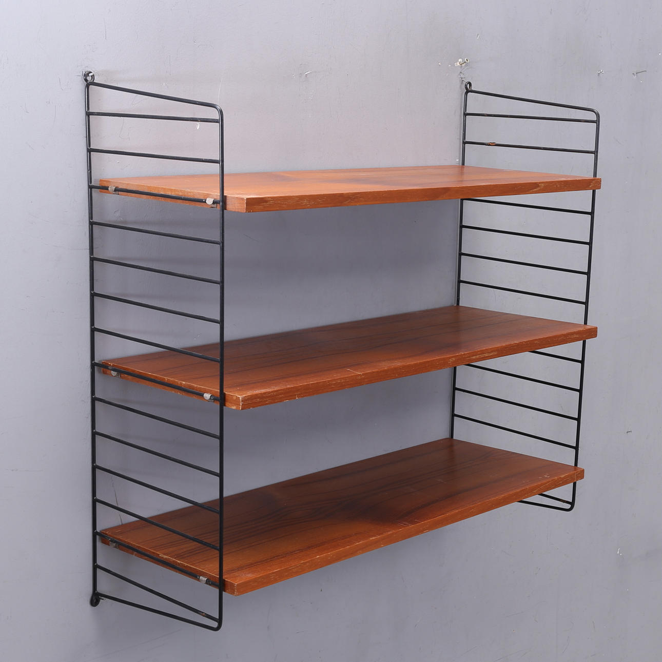 STRING SHELF, mid 20th century.