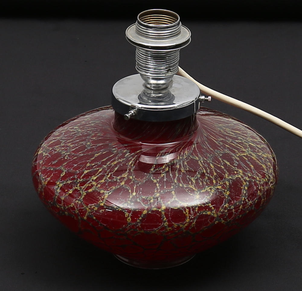 bordslampa fot, WMF Ikora, 1930-talet.