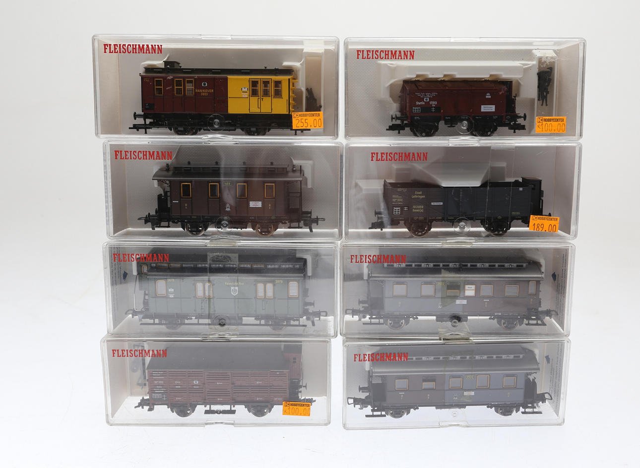 TÅG, Fleischmann, 8 delar, ca 2000.