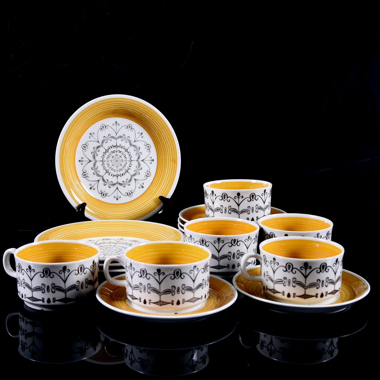 TESERVIS, 16 delar, "Maria", Gefle.