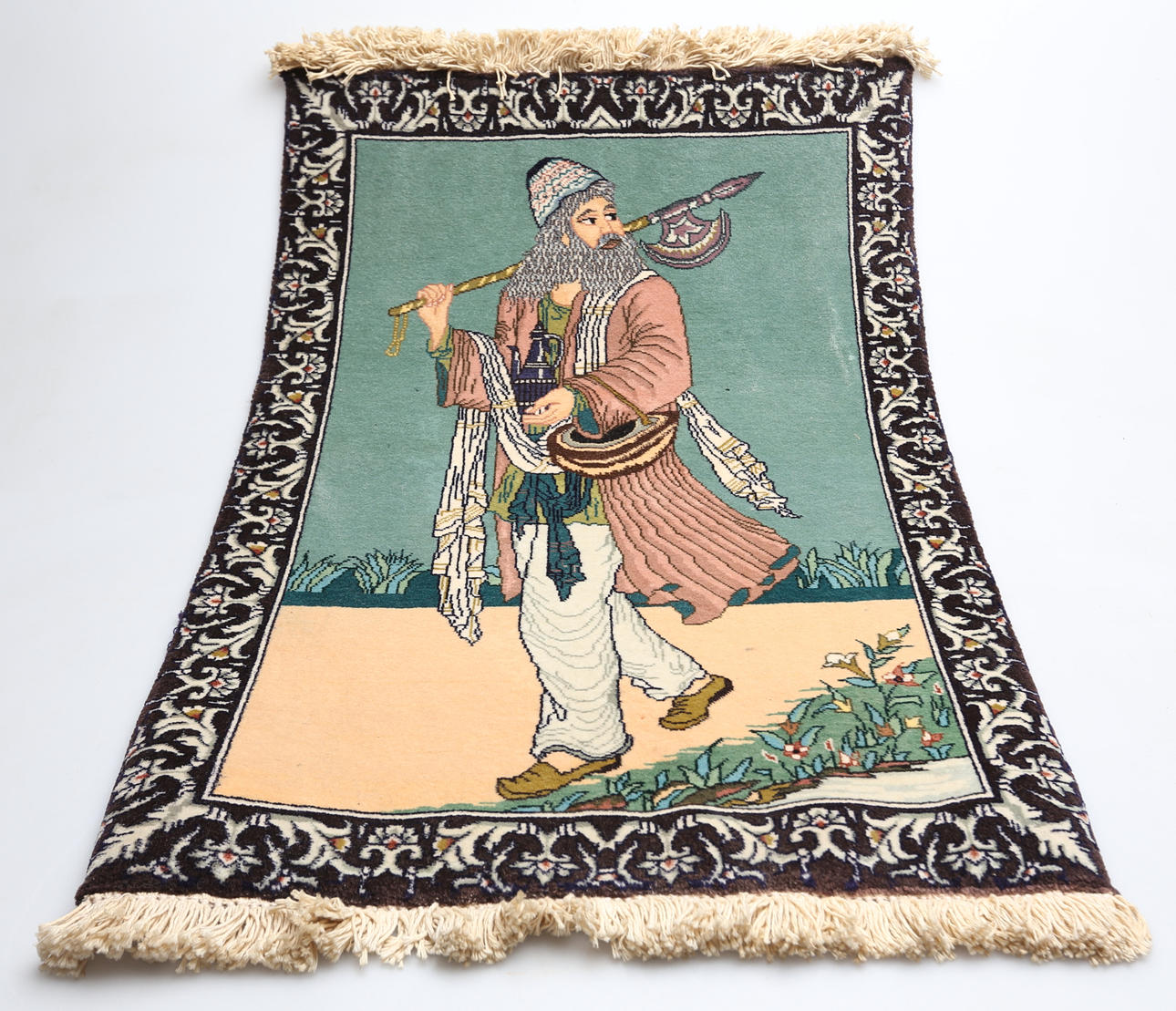 MINIATYRMATTA, figural, Persien, 1900-tal.