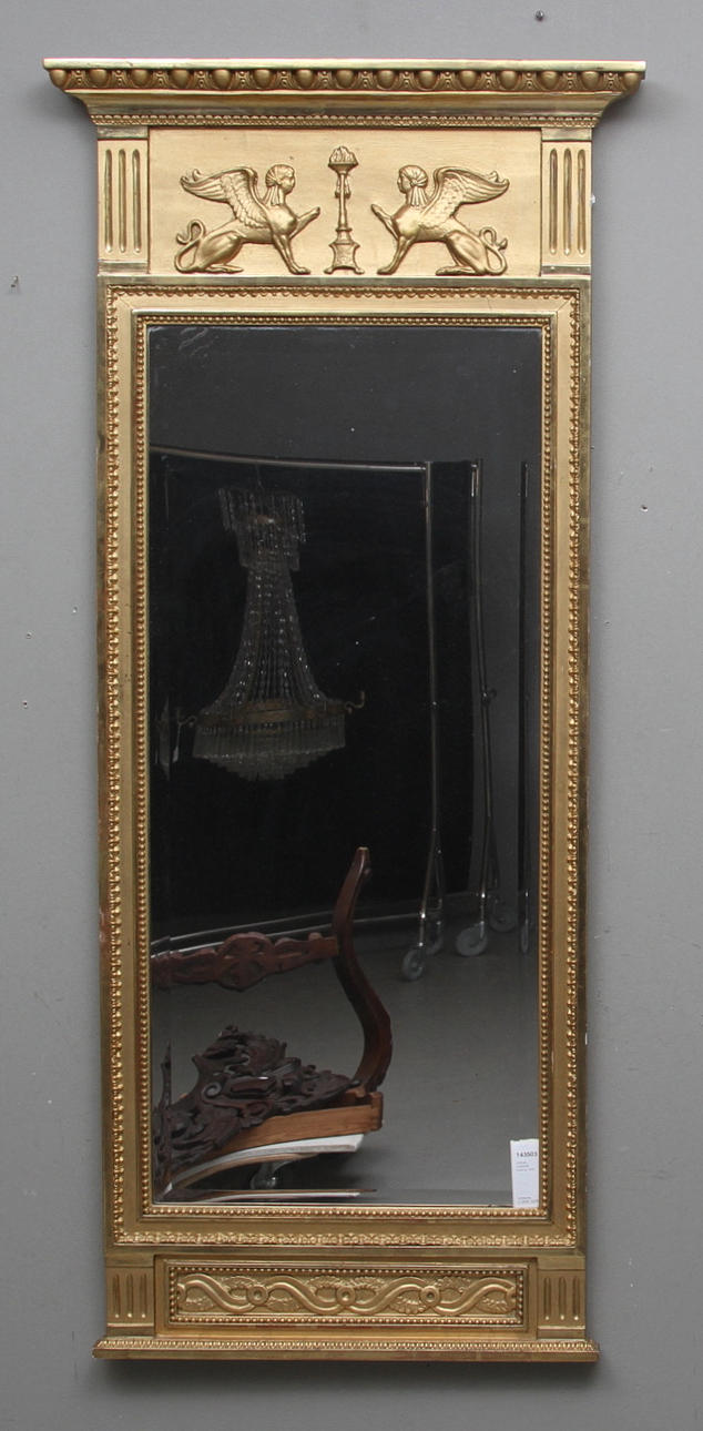 SPEGEL, Empirestil, omkring 1900.