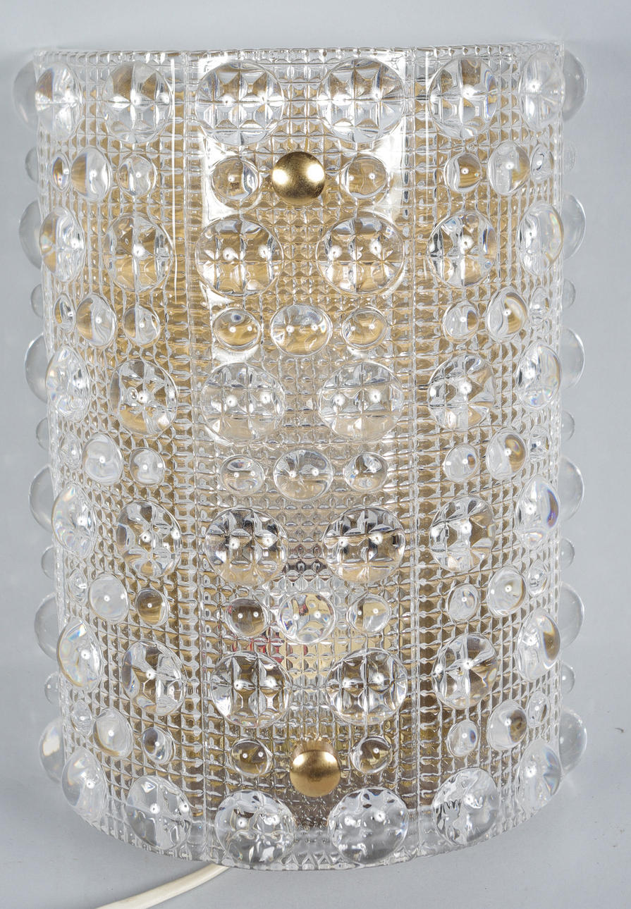 VÄGGLAMPA, Orrefors.