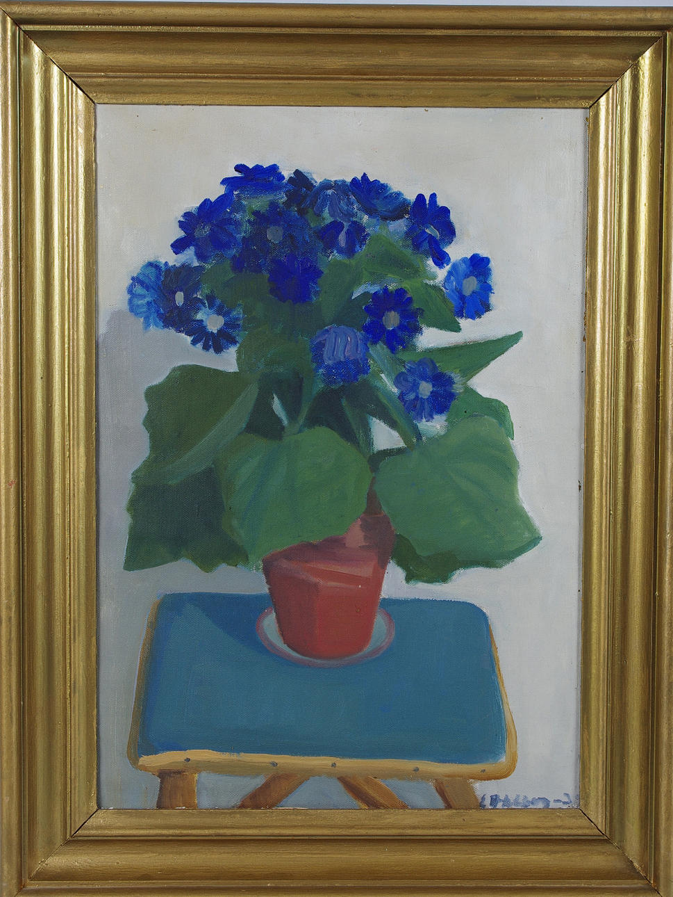 EINAR LYNGE AHLBERG. Stilleben, olja på duk, signerad E. Ahlberg-39.