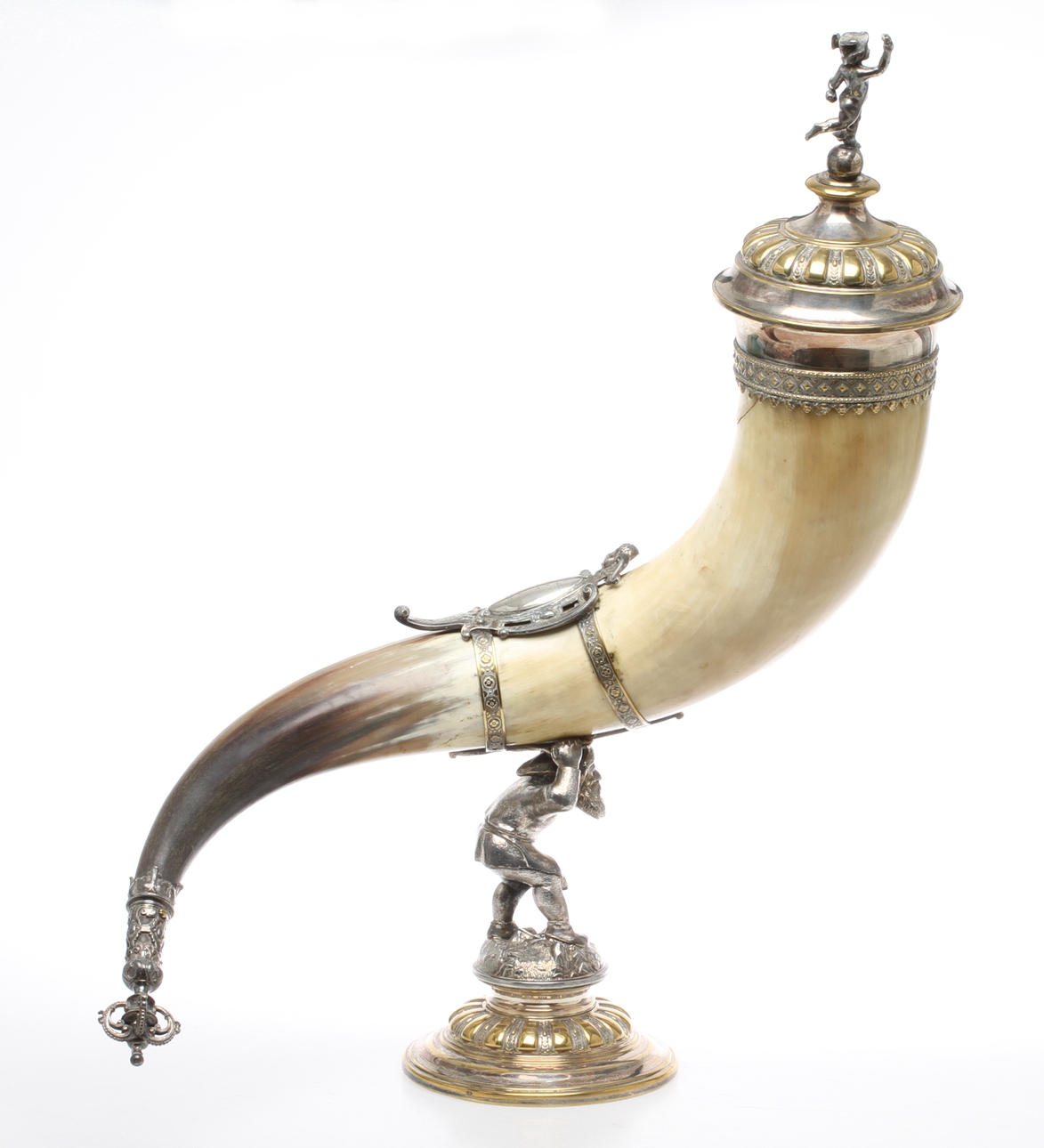 DRYCKERSHORN, nnyrenässans, omkring 1900.