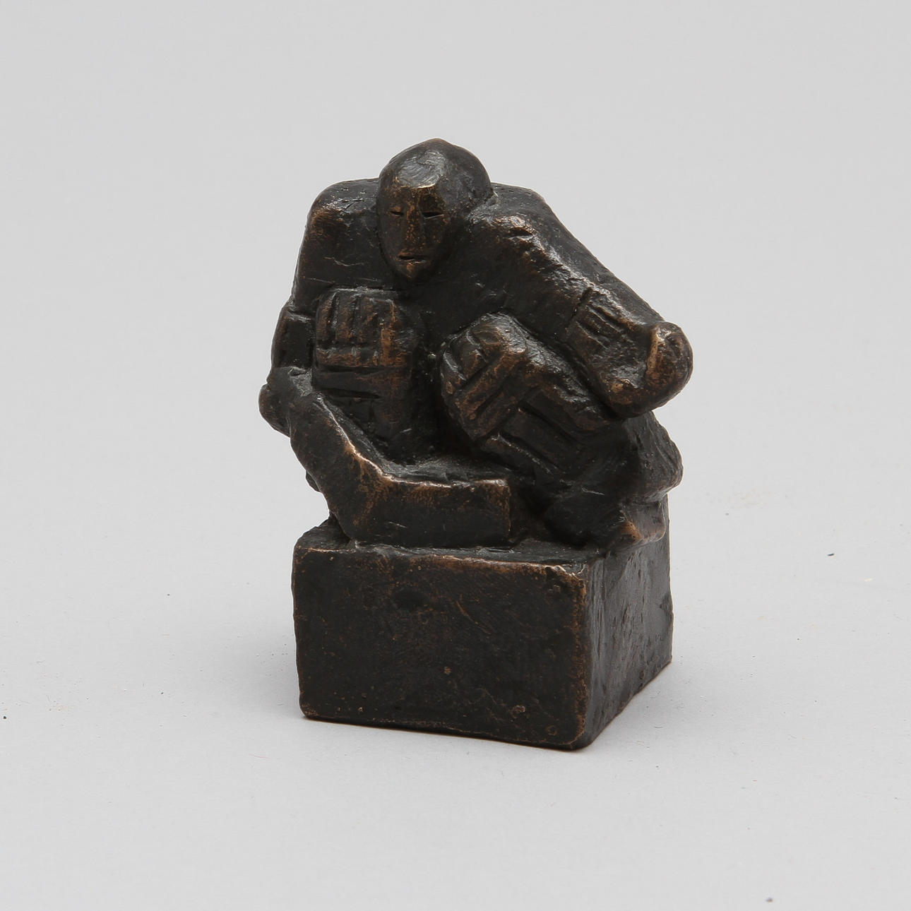 THORD TAMMING, skulptur, brons, sign.