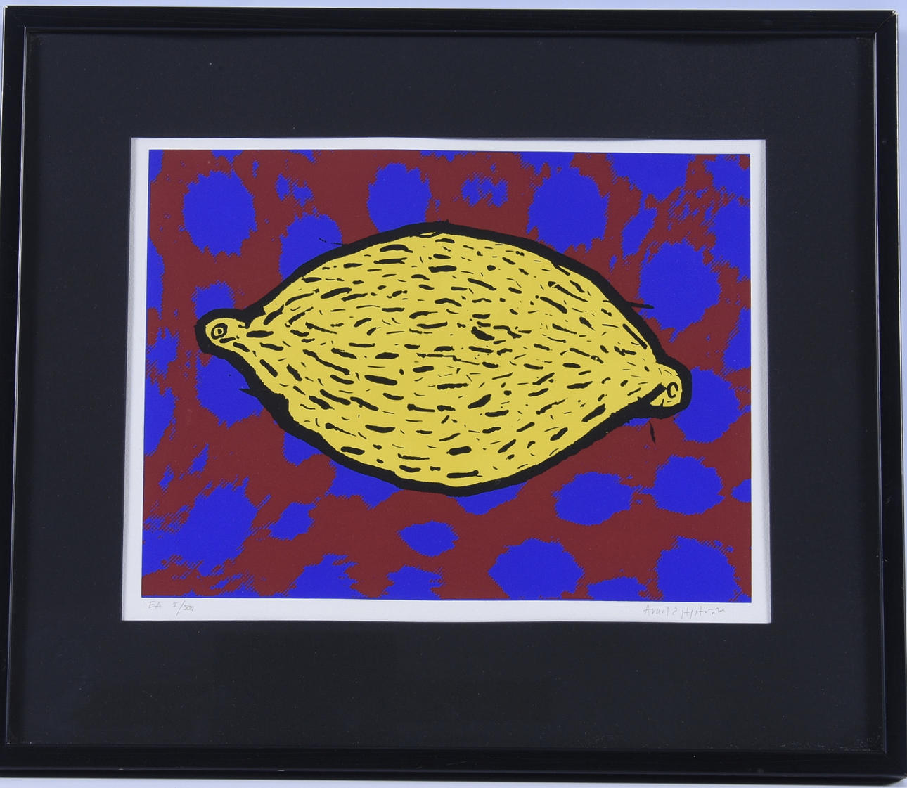 ARNOLD HAGSTRÖM. Färglitografi.