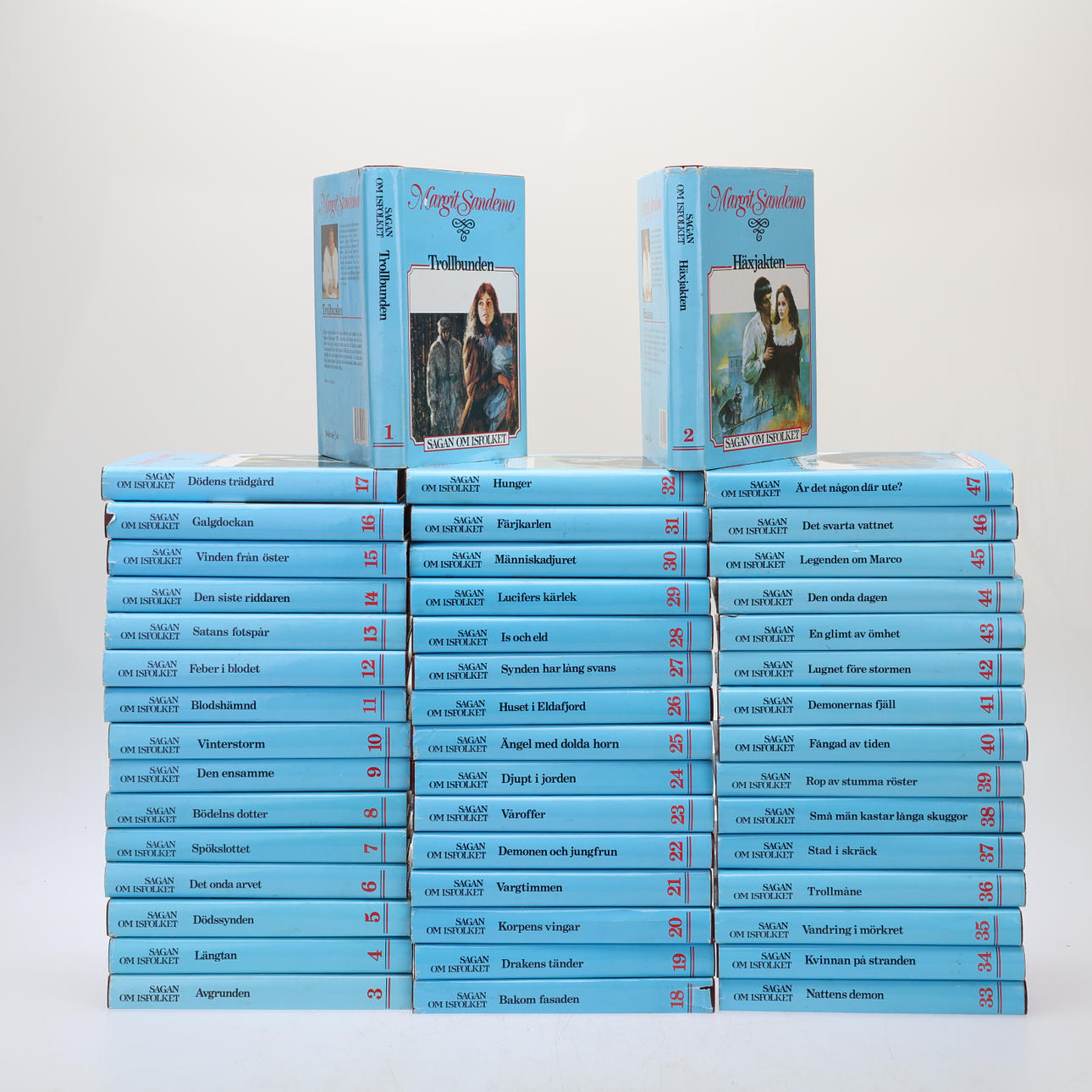 BÖCKER, 47 st, Sagan om isfolket hela serien.