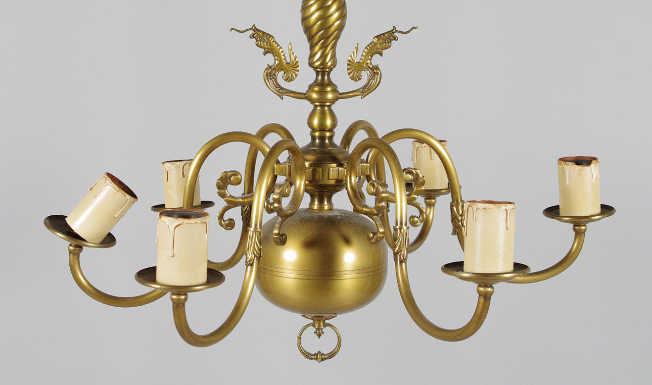 BRONSKRONA, 6-armad, 1900-talets första hälft.