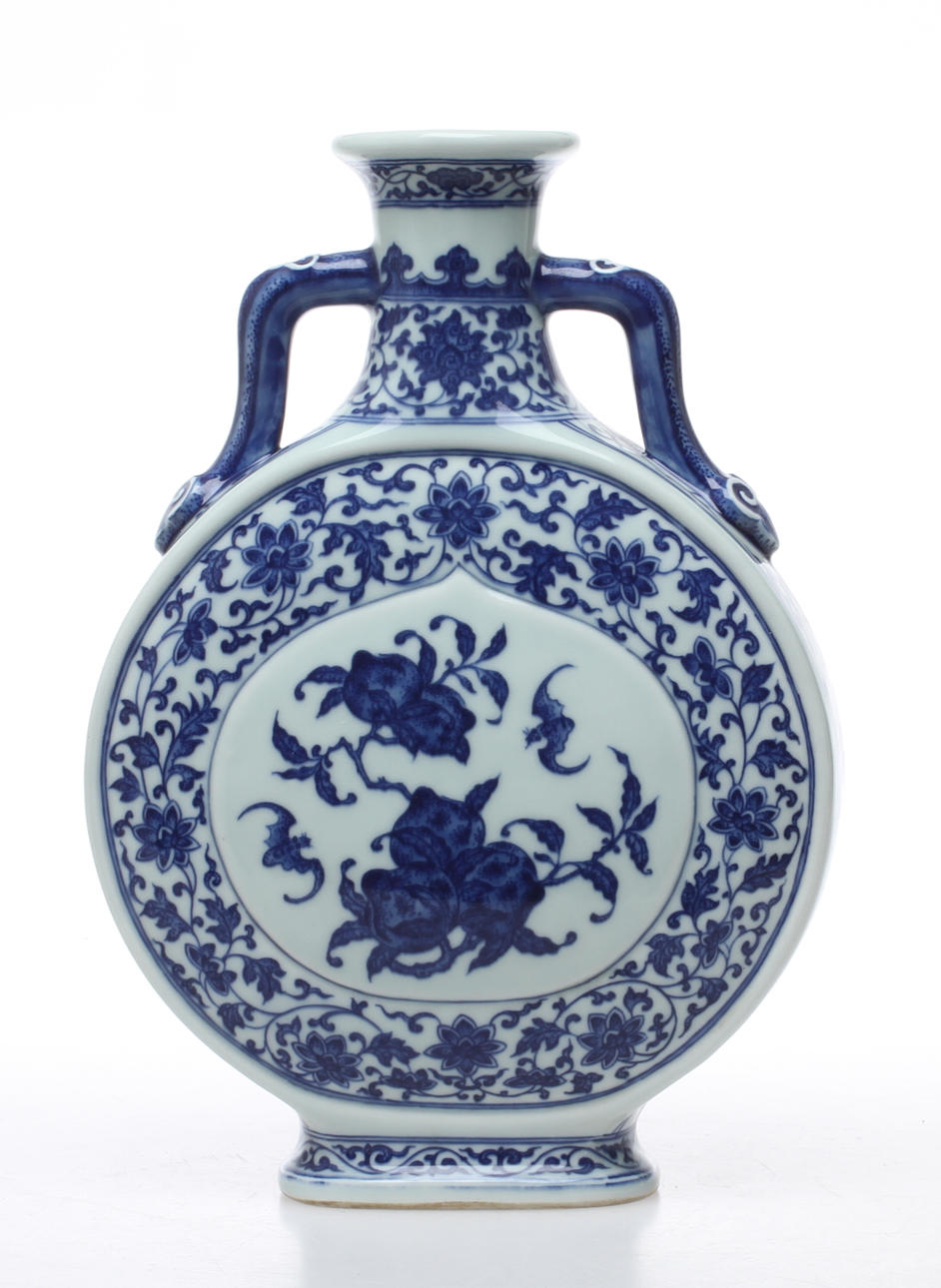 PILGRIMSFLASKA, porslin, Kina.