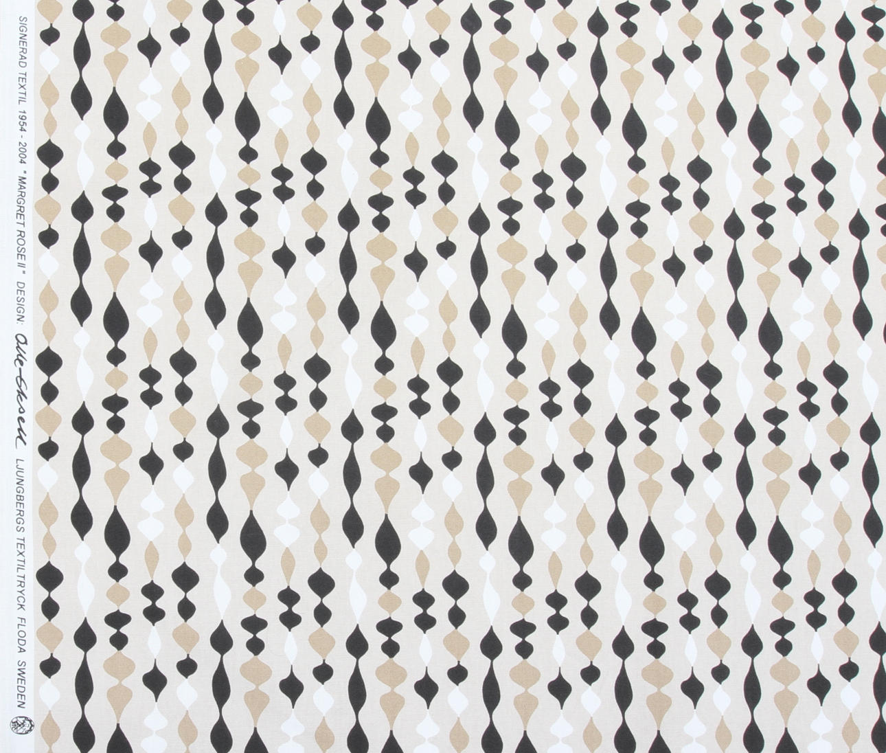 TYG, bomull, Margret Rose II, Olle Eksell, ca 235 x 145 cm.