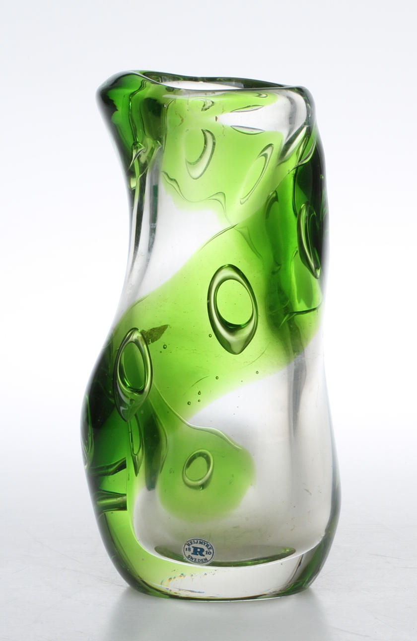 VAS, glas, Paul Kedelv, Reijmyre, signerad och daterad 67.