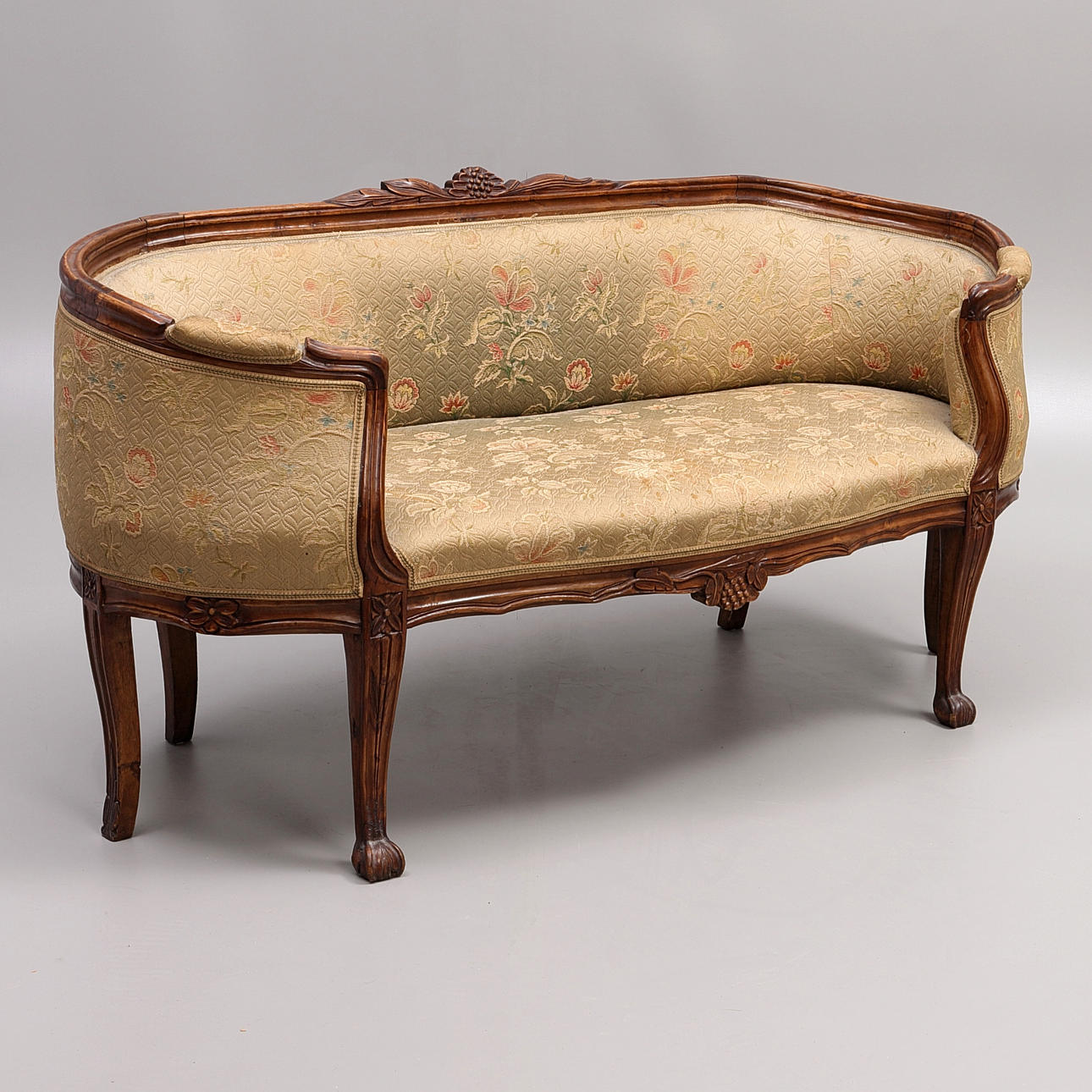 BADEWANNE SOFA, Rokoko-Stil, 19. Jahrhundert.