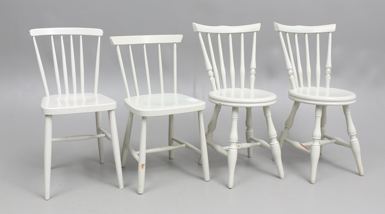 PINNSTOLAR, 4 st, 18-1900-tal.