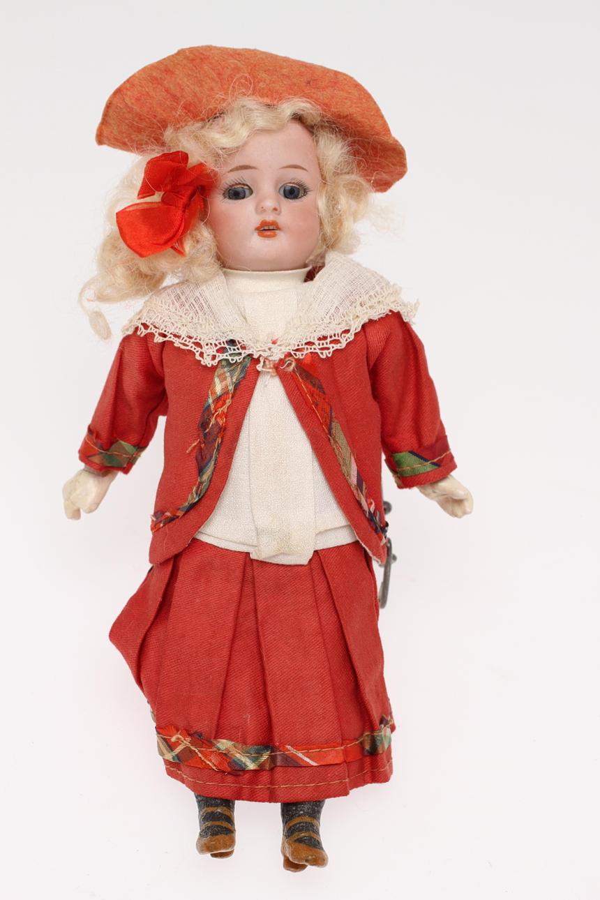 BLUNDDOCKA SIMON&HALBIG med ORIGINAL KLÄDSEL vinröd.