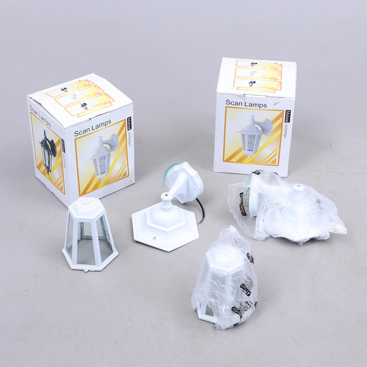 UTEBELYSNING, 2 st, Scan Lamps, "Malmø".