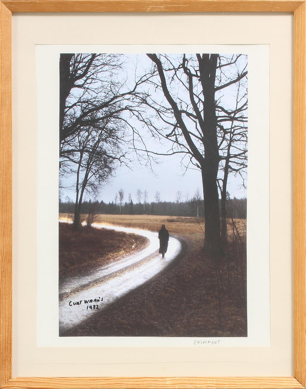CURT WARÅS, fotografi, sign o dat 1982.