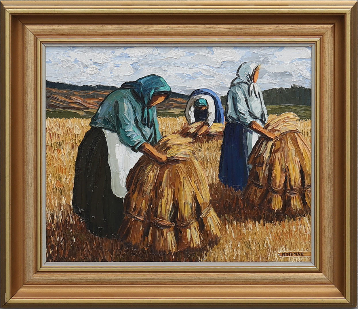 BORIS NINEMAE. HØSTARBEJDE.