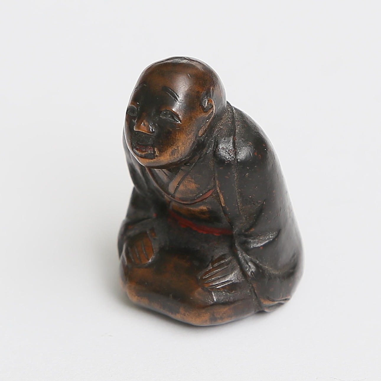 NETSUKE, trä, 18/1900-tal.