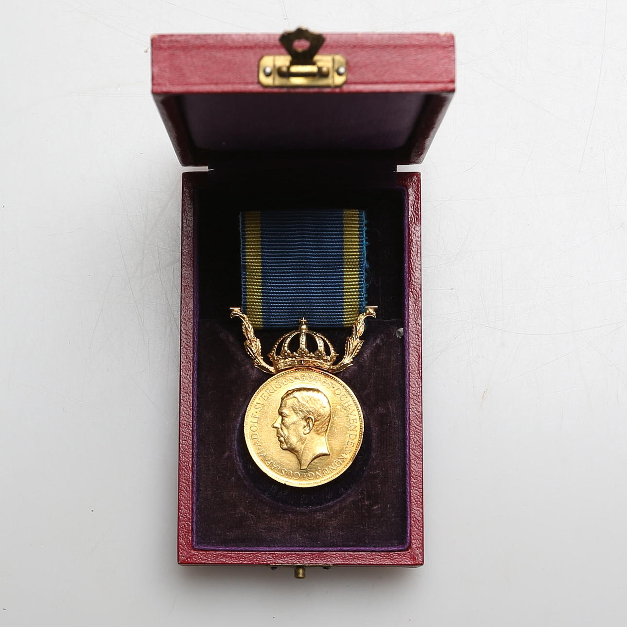 MEDALJ, 18K/24K, 1900-tal.