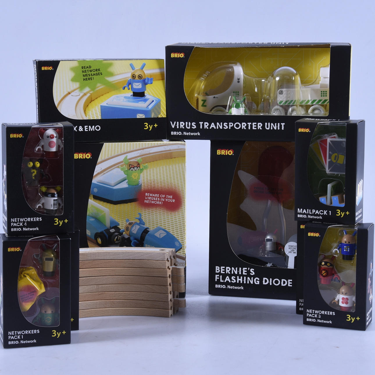 BRIO HOLZEISENBAHN, Brio Networker, ungebraucht.